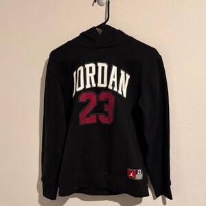 Jordan Black Sweater with Red Number